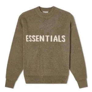 Essentials Knitted Sweatshirt Harvest