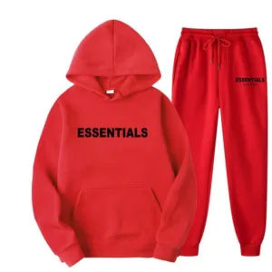 Red Essentials Tracksuit