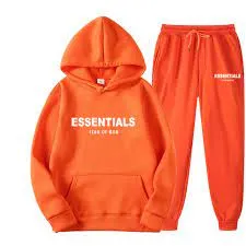 Orange Fear Of God Essentials Tracksuit