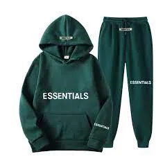 Green Fear Of God Essentials Tracksuit