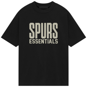 Essentials Spurs Black t Shirt